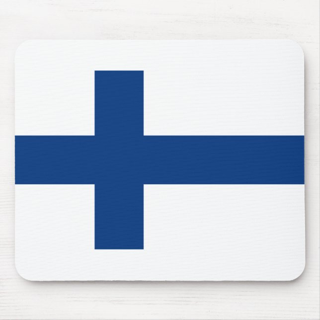 Mousepad Bandeira da Finlândia (Frente)