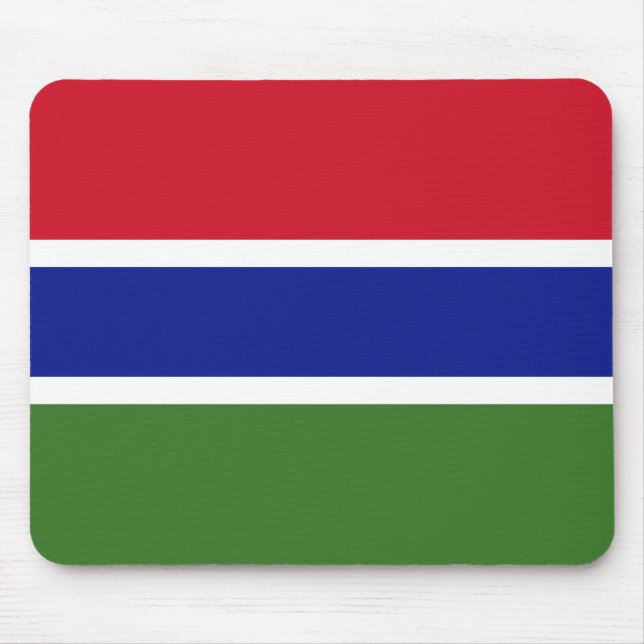 Mousepad Bandeira da Gâmbia (Frente)