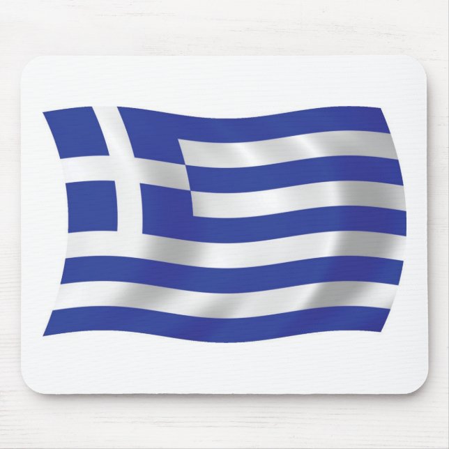 Mousepad Bandeira da Grécia (Frente)