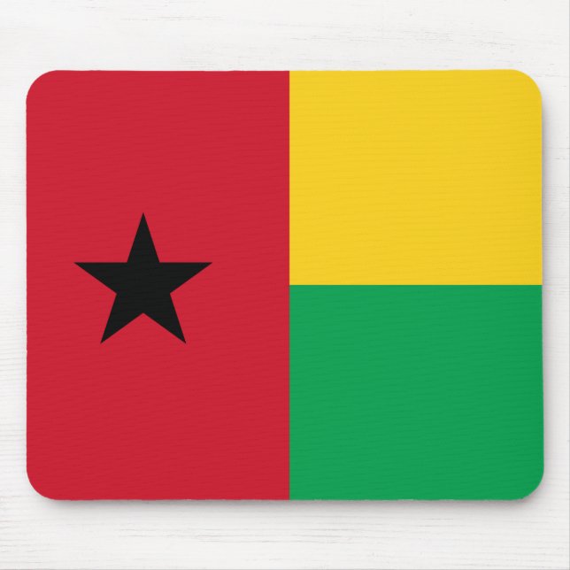 Mousepad Bandeira da Guiné-Bissau (Frente)