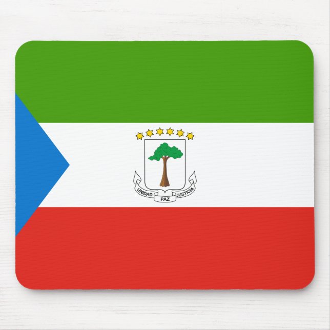 Mousepad Bandeira da Guiné Equatorial (África) (Frente)