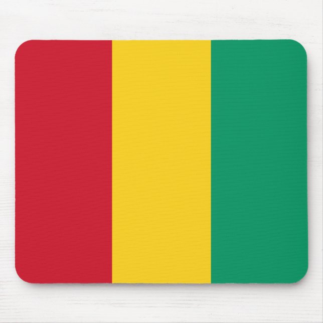 Mousepad Bandeira da Guiné (país africano) (Frente)