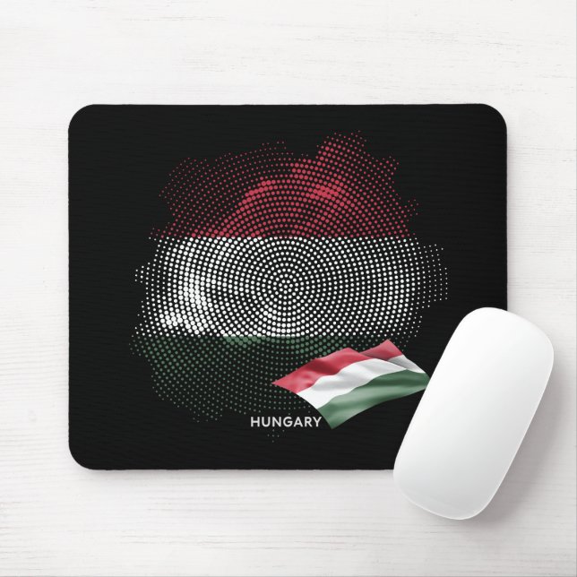 Mousepad bandeira da Hungria (Com mouse)