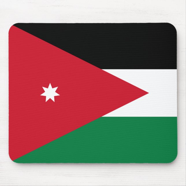 Mousepad Bandeira da Jordânia (Frente)
