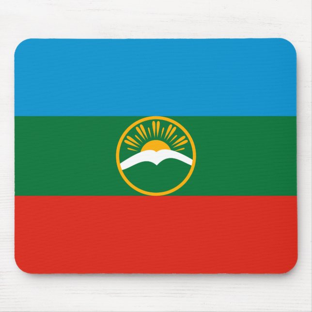 Mousepad Bandeira da Karachay-Circássia (Frente)
