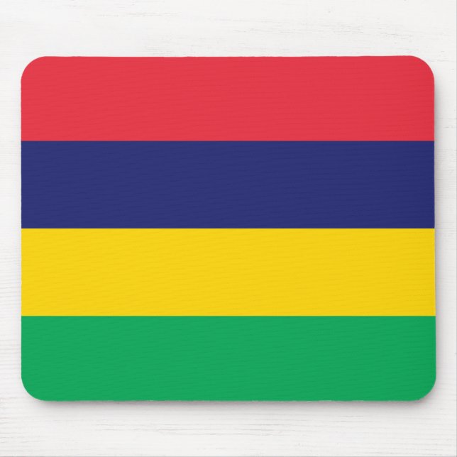 Mousepad Bandeira da Maurícia (Frente)