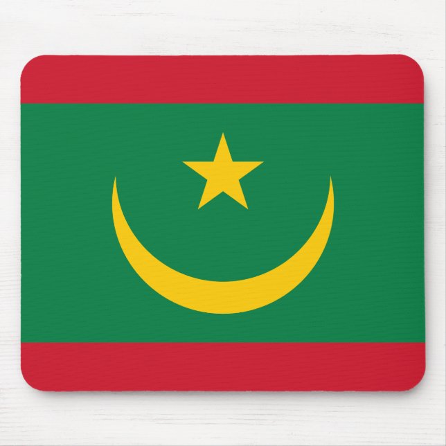 Mousepad Bandeira da Mauritânia (Frente)