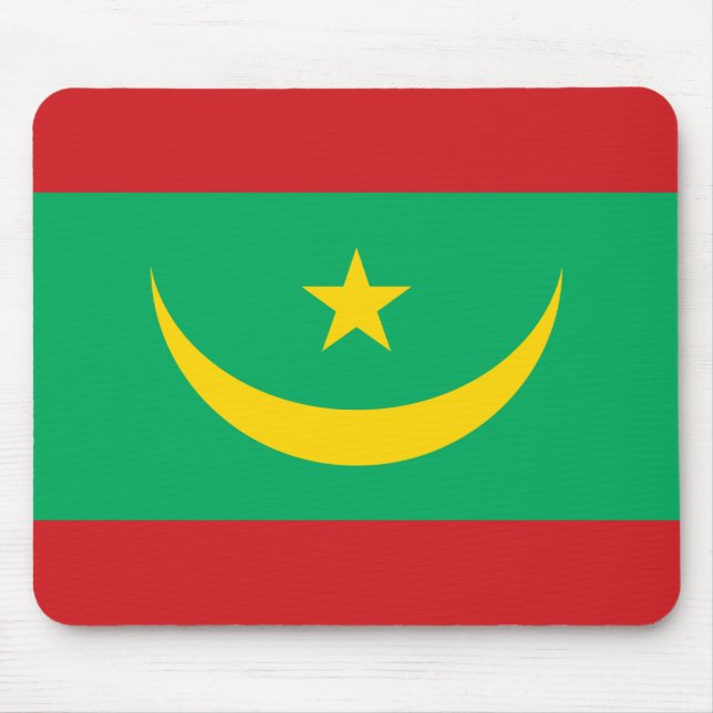 Mousepad Bandeira da Mauritânia (Frente)