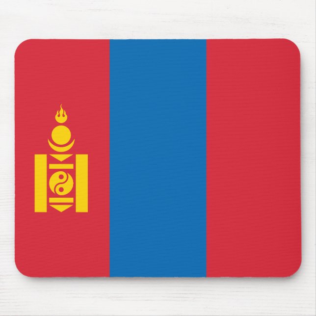 Mousepad Bandeira da Mongólia (Frente)