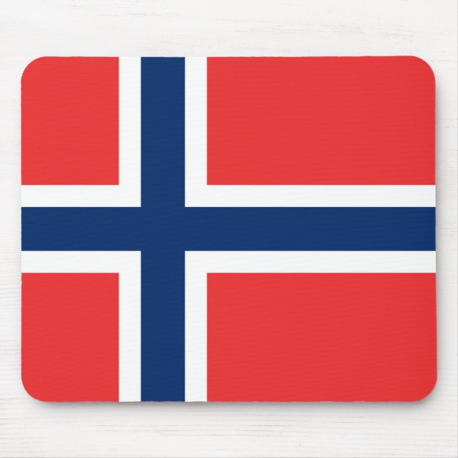 Mousepad Bandeira da Noruega (Frente)