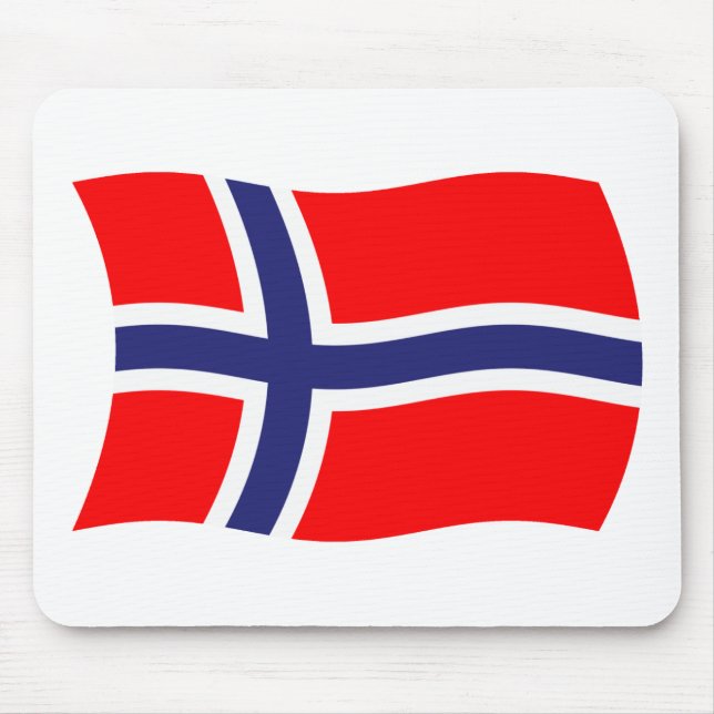 Mousepad Bandeira da Noruega (Frente)