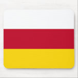 Mousepad Bandeira da Ossétia do Norte<br><div class="desc">Bandeira Patriótica da Ossétia do Norte Alania.</div>