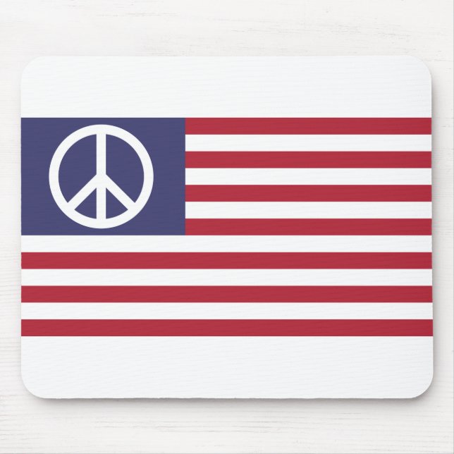 Mousepad Bandeira da Paz dos Estados Unidos (Frente)