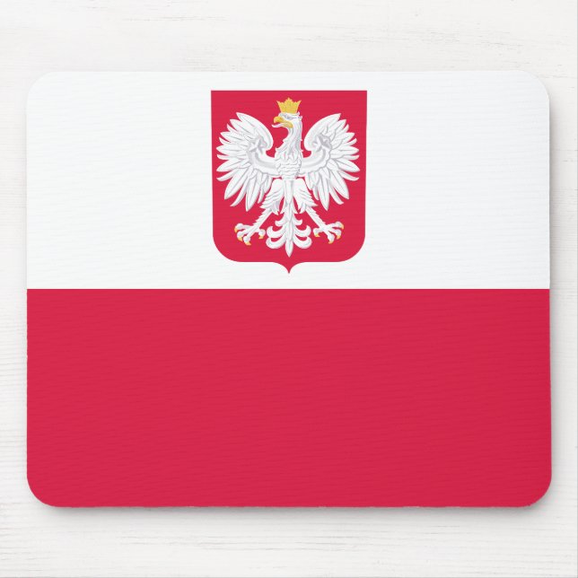 Mousepad Bandeira da Polônia (Frente)