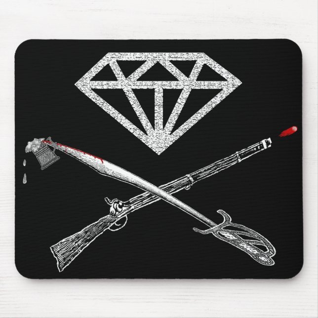 Mousepad Bandeira da regra do "diamante " (Frente)