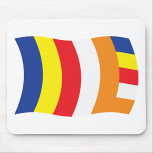 Mousepad Bandeira da Religião Budista
