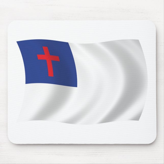 Mousepad Bandeira da Religião Cristã (Frente)