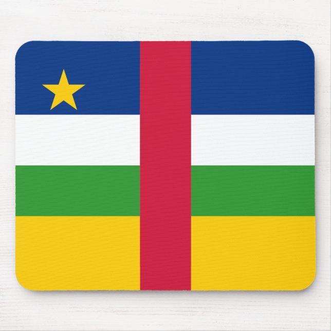 Mousepad Bandeira da República Centro-Africana (Frente)
