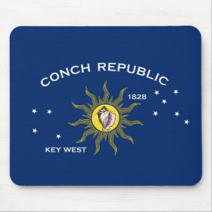 Mousepad Bandeira da República Conch, Bandeira de Key West
