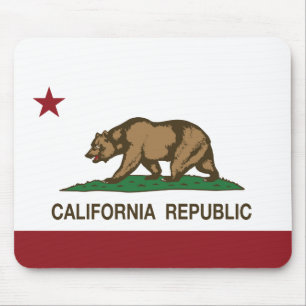 Mousepad Bandeira da república de Califórnia