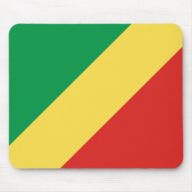 Mousepad Bandeira da República do Congo (Frente)