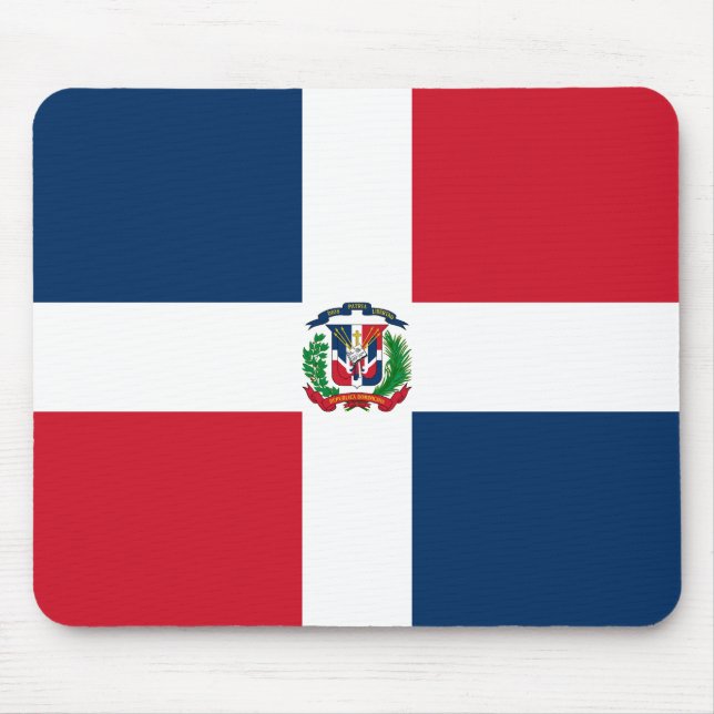 Mousepad Bandeira da República Dominicana (Frente)