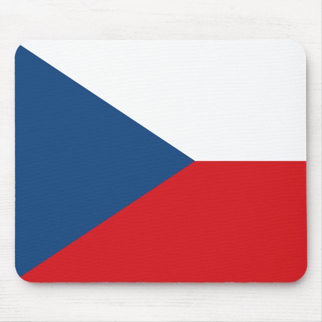 Mousepad Bandeira da República Tcheca (Frente)