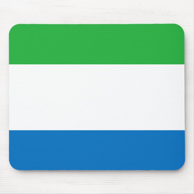 Mousepad bandeira da Serra Leoa (Frente)