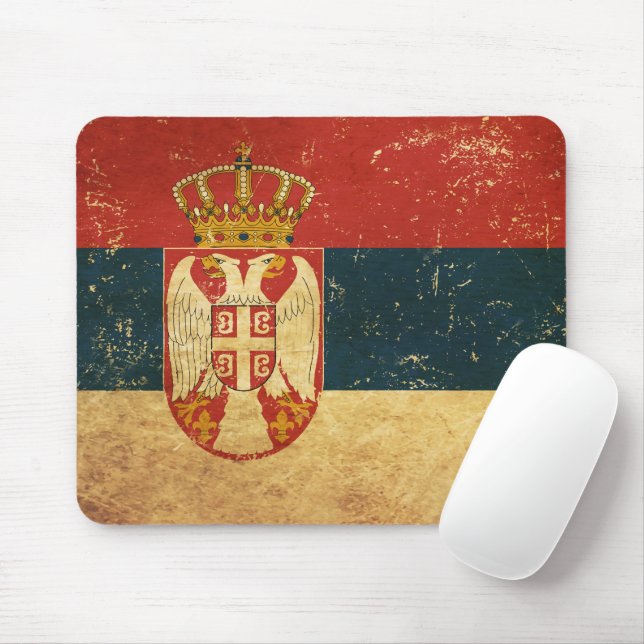 Mousepad Bandeira da Sérvia (Com mouse)