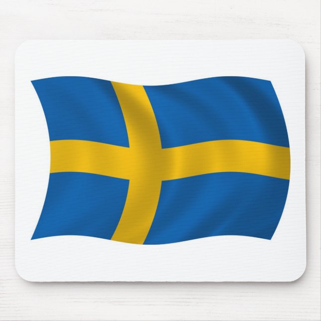 Mousepad Bandeira da Suécia (Frente)