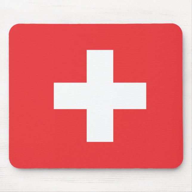 Mousepad Bandeira da Suiça (Frente)