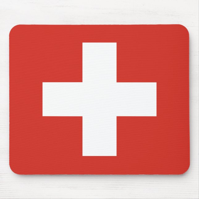 Mousepad Bandeira da Suiça (Frente)