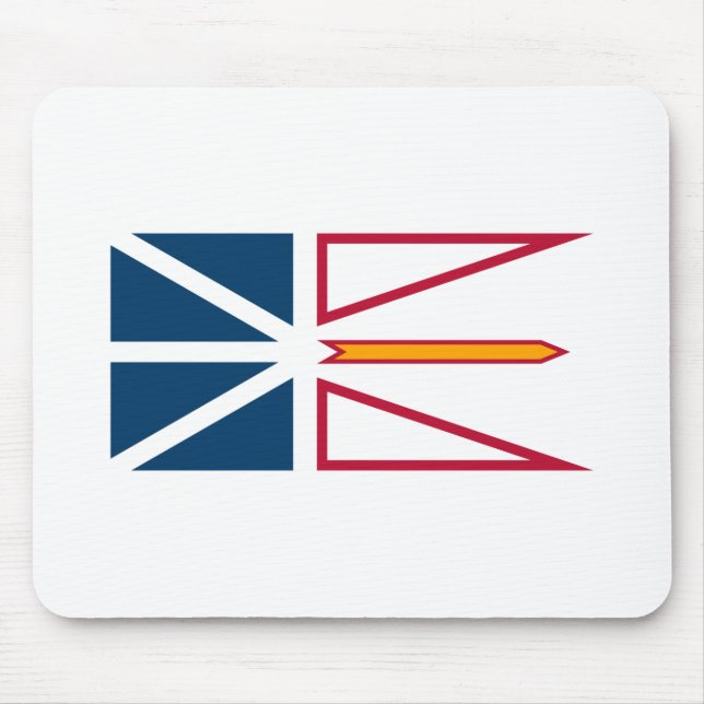 Mousepad Bandeira da Terra Nova e Labrador (Canadá) (Frente)