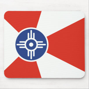 Mousepad Bandeira da TIC de Wichita Kansas