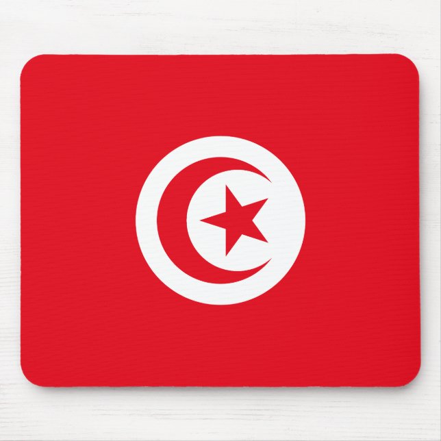 Mousepad Bandeira da Tunísia (Frente)