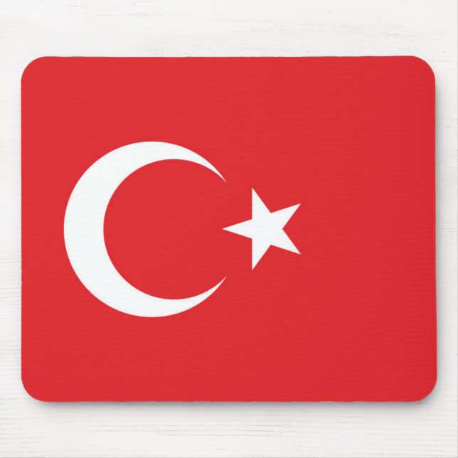 Mousepad Bandeira da Turquia (Frente)