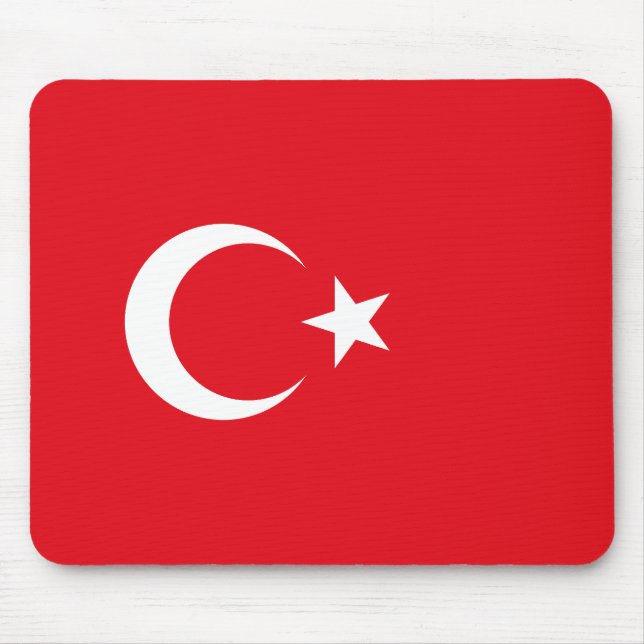 Mousepad Bandeira da Turquia (Frente)