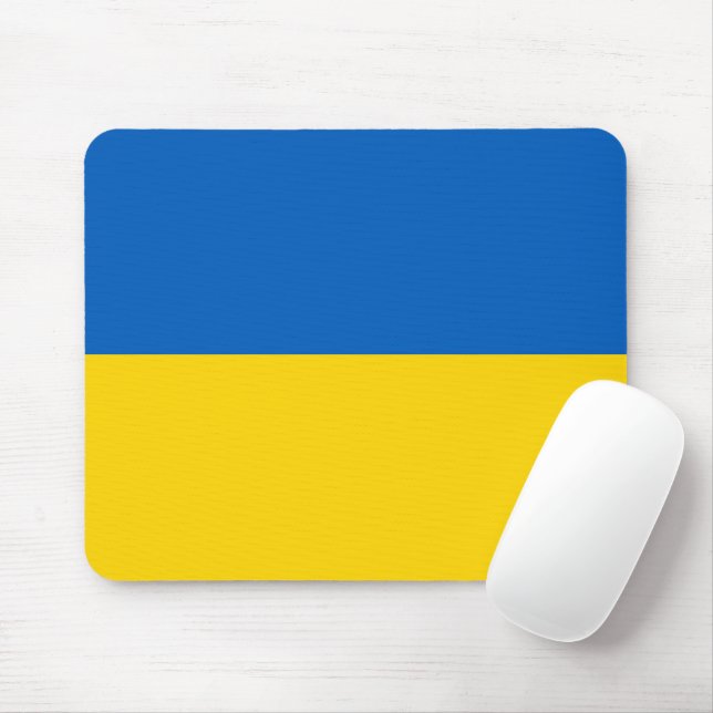 Mousepad Bandeira da Ucrânia (Com mouse)