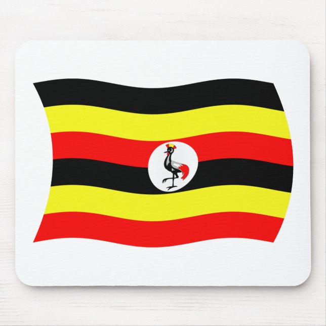 Mousepad Bandeira da Uganda (Frente)