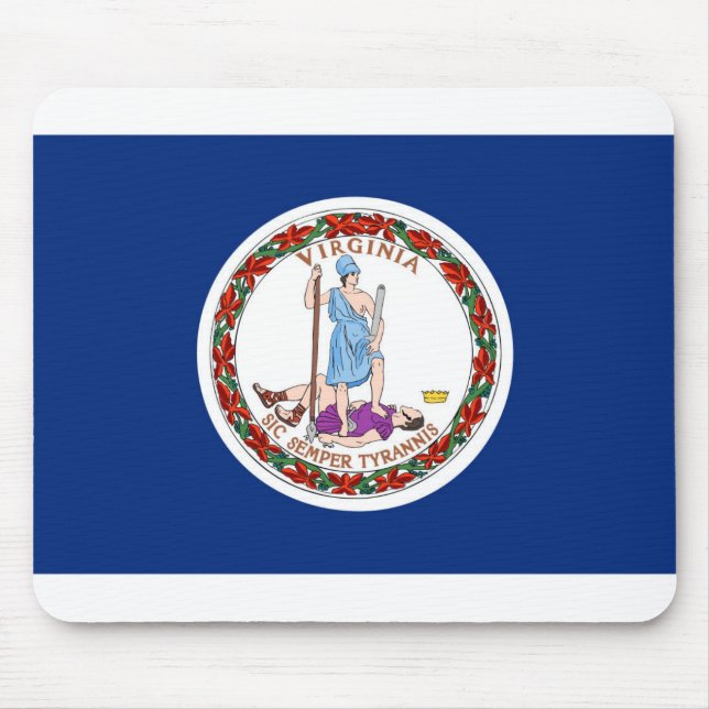 Mousepad bandeira da Virgínia (Frente)