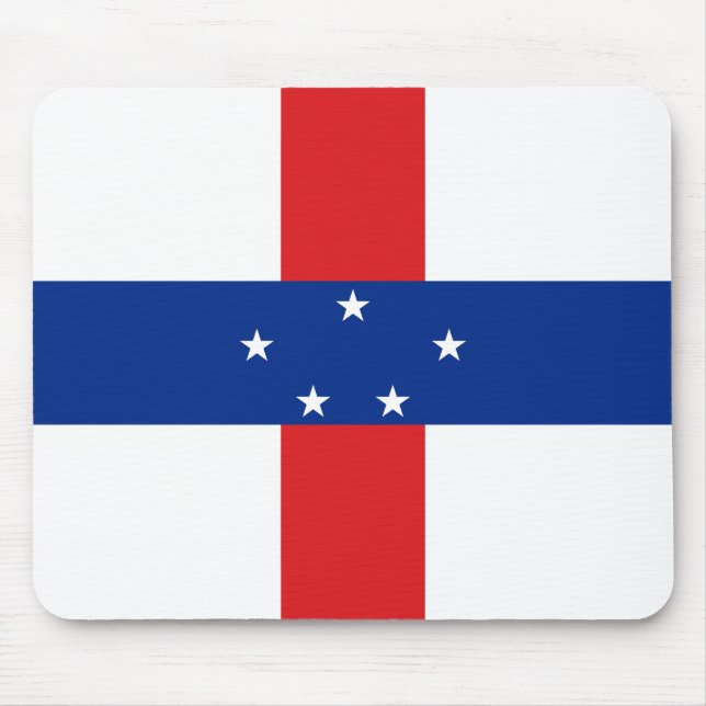 Mousepad Bandeira das Antilhas Neerlandesas (Frente)