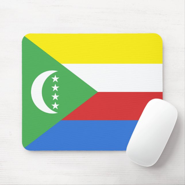 Mousepad Bandeira das Comores (Com mouse)