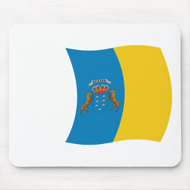 Mousepad Bandeira das Ilhas Canárias (Frente)