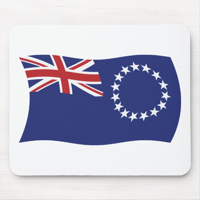 Mousepad Bandeira das Ilhas Cook (Frente)