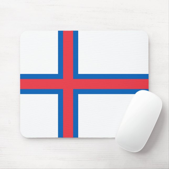 Mousepad Bandeira das Ilhas Faroé (Com mouse)