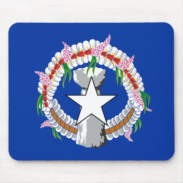 Mousepad Bandeira das Ilhas Marianas do Norte (Frente)