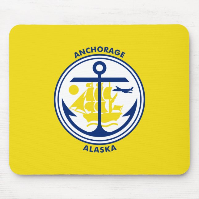Mousepad Bandeira de Anchorage (Frente)