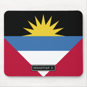 Mousepad Bandeira de Antígua e de Barbuda