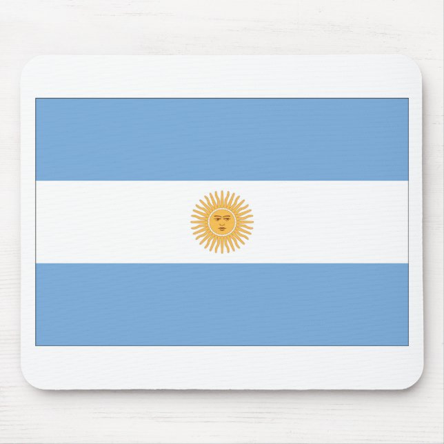 Mousepad Bandeira de Argentina (Frente)