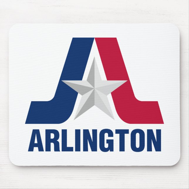 Mousepad Bandeira de Arlington, Texas (Frente)